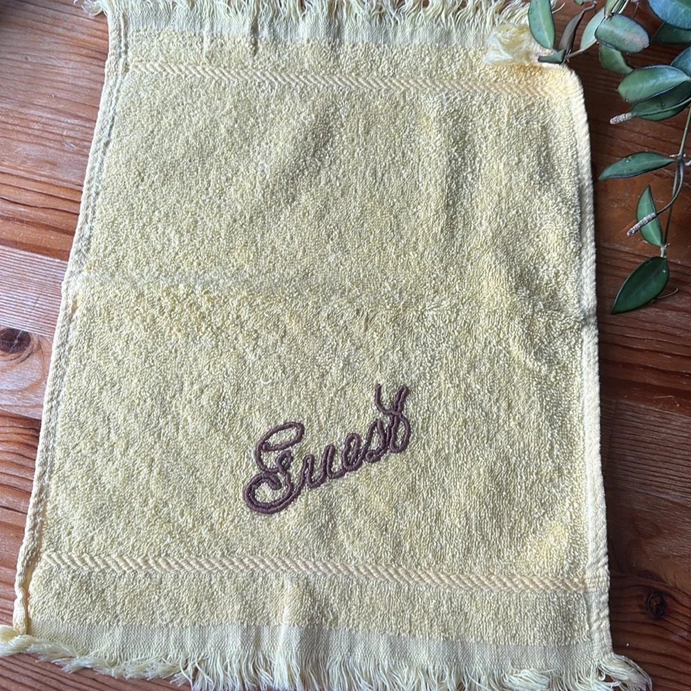 Vintage “Guest” Hand Towel